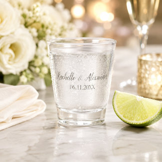 Braut und Bräutigam Schnapsglas