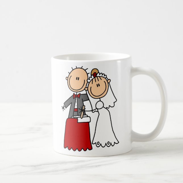 Braut-und Bräutigam-Tasse Kaffeetasse (Rechts)