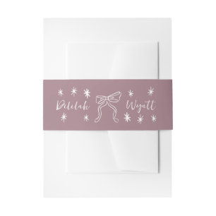 Braut und Gräuel Namen Doodle Hochzeit Einladung Einladungsbanderole