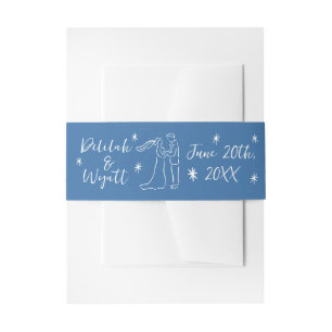 Braut und Gräuel Namen Doodle Hochzeit Einladung Einladungsbanderole