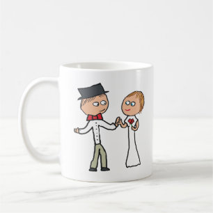 Braut und Groom-Hochzeit Kaffeetasse