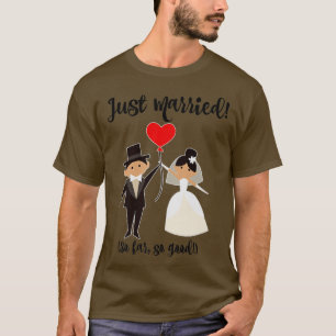 Braut und Groom nur Niedliche Flitterwochen verhei T-Shirt