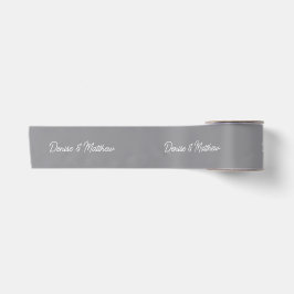 Braut und Groom-Schmiedestein Satinband