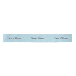 Braut und Groom Spun Sugar Blue Satinband