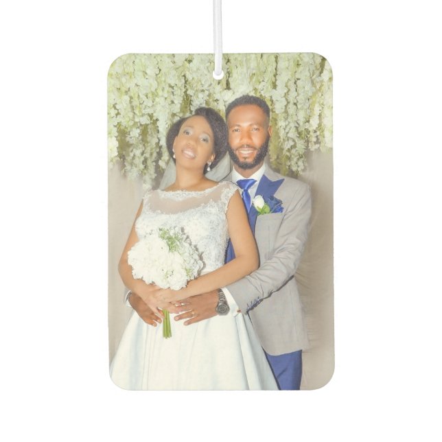 Braut und Hochzeit Autolufterfrischer (Vorderseite)