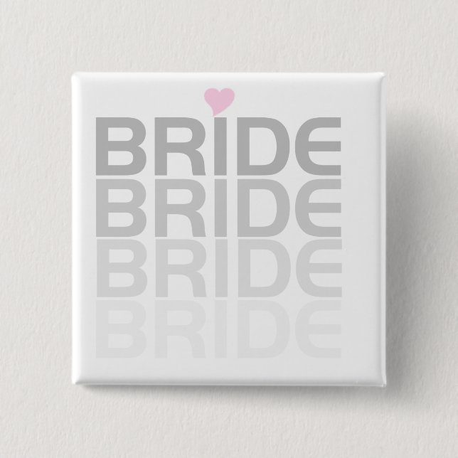 Braut verblassen T-Shirts und Geschenke Button (Vorderseite)