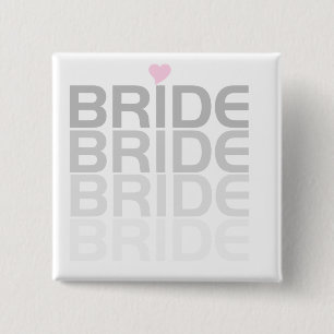 Braut verblassen T-Shirts und Geschenke Button