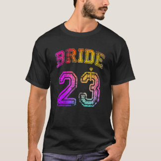 Braut Verlobungsfeier Braut Matching 2023 Flitterw T-Shirt