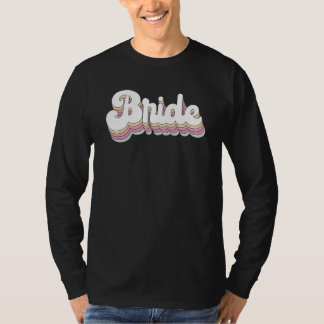 Braut Vintage Braut Brautjungfer Junggesellinnenab T-Shirt