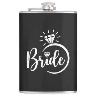 Braut Vinyl umwickelte Flasche Flachmann
