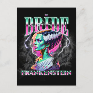 Braut von Frankenstein im Bootleg-Stil Postkarte