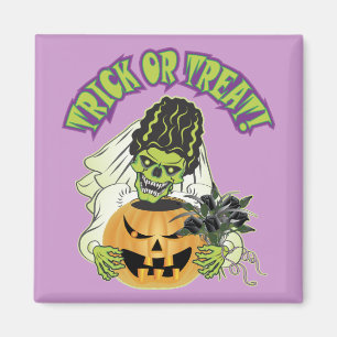 Braut von Frankenstein Schädel Magnet