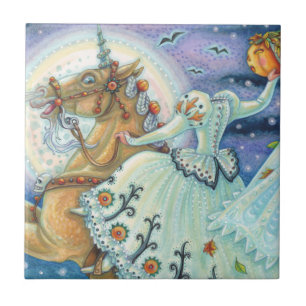 Braut von Sleepy Hollow, Einhorn Palomino Einhorn Fliese