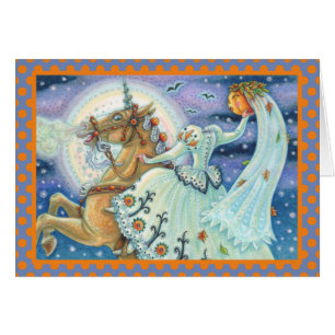 Braut von Sleepy Hollow, HALLOWEEN NOTENKARTE Leer