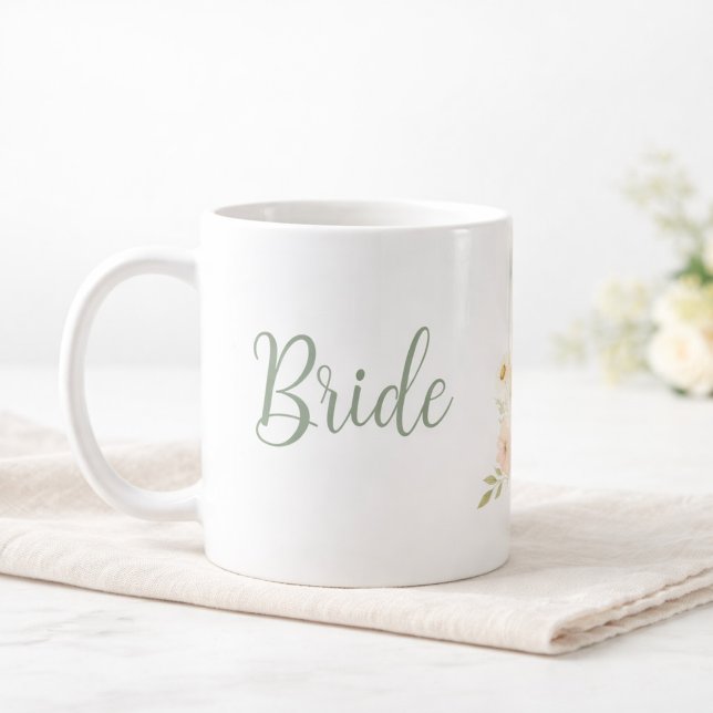 Braut-werden-Wildblumengarten Personalisiert  Kaffeetasse (Von Creator hochgeladen)