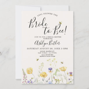 Braut zu Bier Bridal Dusche Einladung