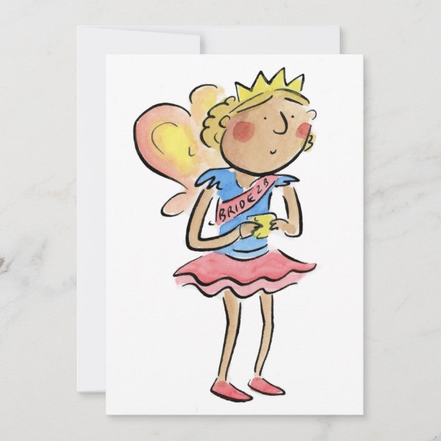 Braut zu sein! einladung (Vorderseite)