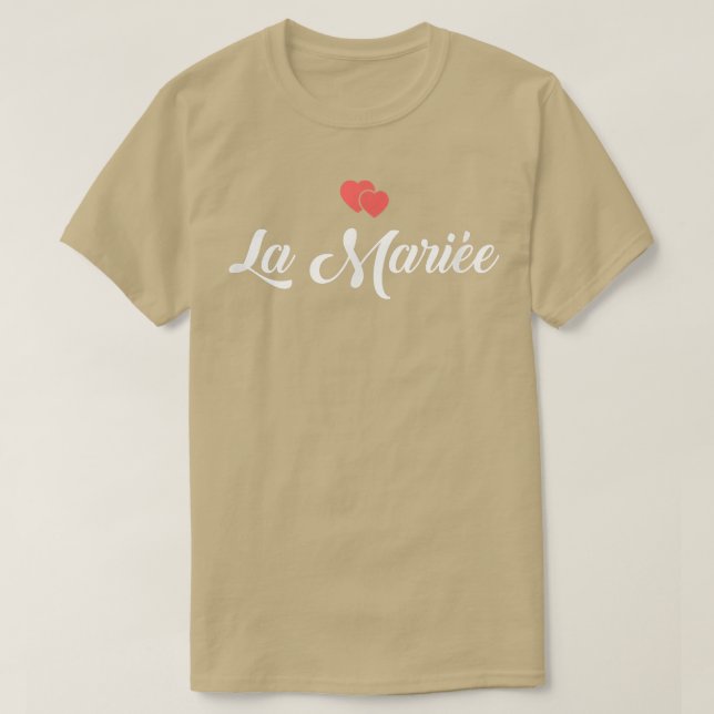 Braut zu sein, Frau die Braut, Ehepaar, Braut T-Shirt (Design vorne)