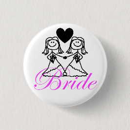 Braut, zum Abzeichen zu sein Button