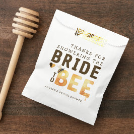 Braut zur Biene Hummel Danke Brautbad Geschenktütchen