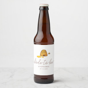 Brautbiene-Bieretikett Bierflaschenetikett