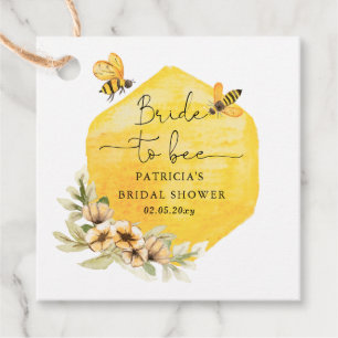 Brautbiene Honigbiene Florale Brautparty Geschenkanhänger