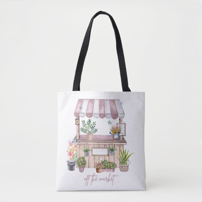 Brautdesign für "Vom Markt" | Süßer Mädchen-Markt Tasche (Vorderseite)