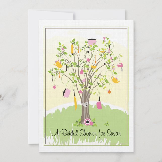 Brautdusche Einladung (Vorderseite)