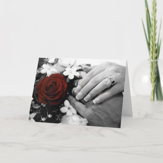 Brautdusche Einladung : Braut & Bräutigam (Vorderseite)