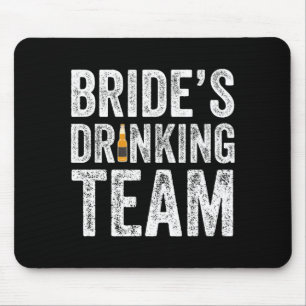 Bräute Trinkteam lustige Braut-Junggesellinnenabsc Mousepad