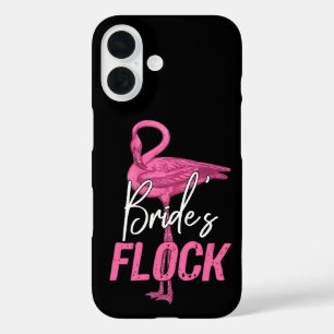 Brautflocke, Flamingo Brautjungfer Hochzeitsgesell iPhone 16 Hülle