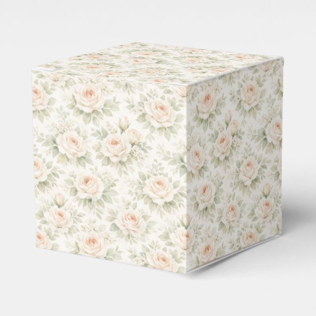 Brautflorales Muster Geschenkschachtel (Vorderseite)