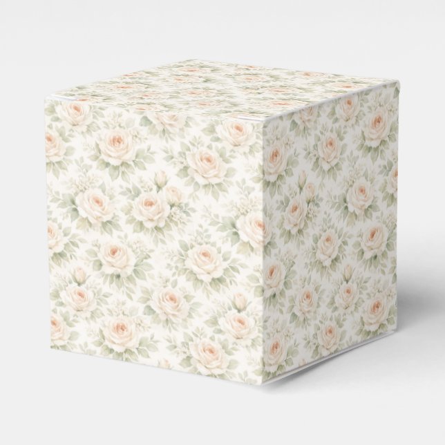 Brautflorales Muster Geschenkschachtel (Vorderseite)