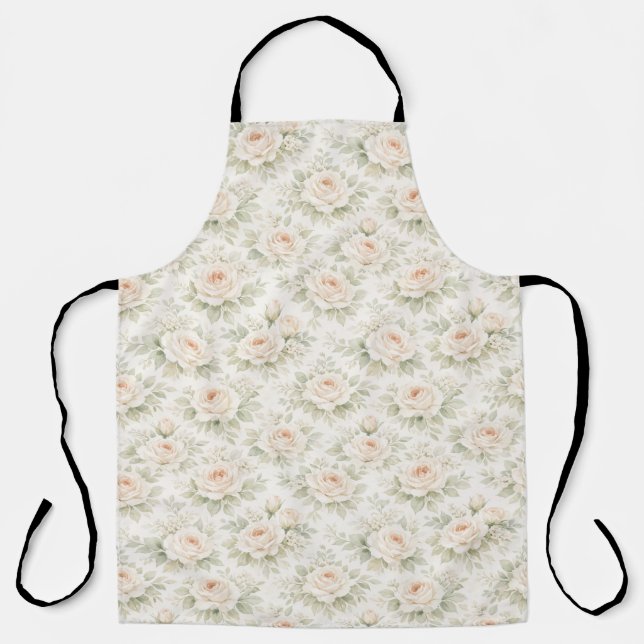 Brautflorales Muster Schürze (Vorderseite)
