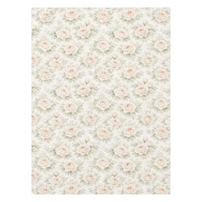 Brautflorales Muster Tischdecke (Vorderseite)