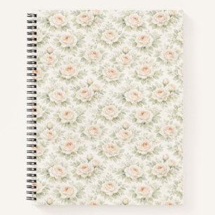 Brautfloralmuster Notizbuch
