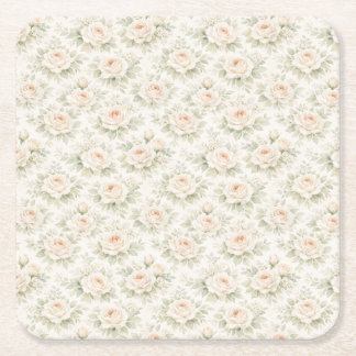 Brautfloralmuster Rechteckiger Pappuntersetzer