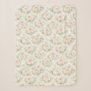 Brautfloralmuster Sherpadecke