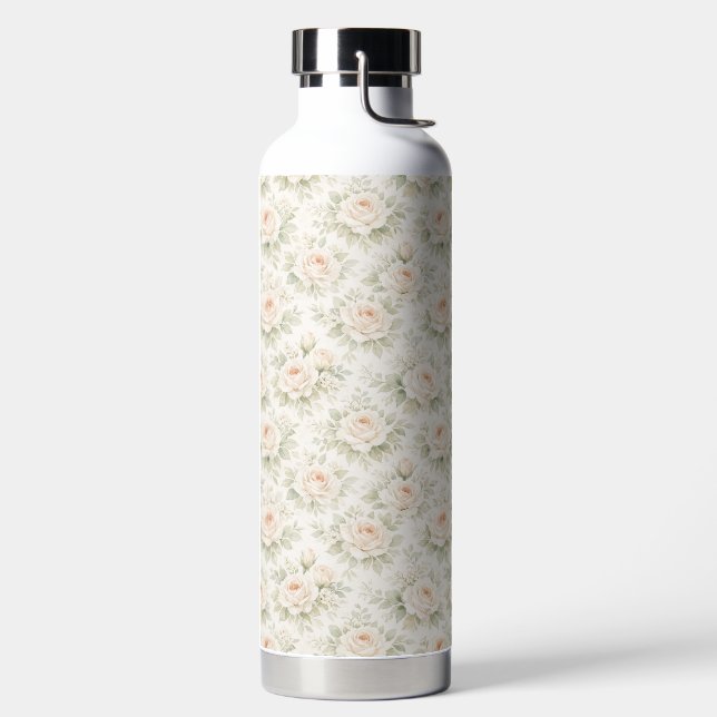 Brautfloralmuster Trinkflasche (links)