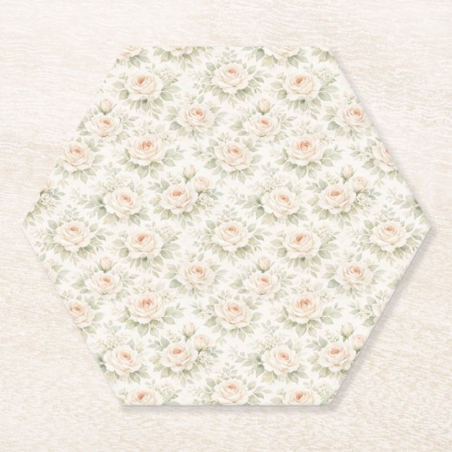 Brautfloralmuster Untersetzer (Vorderseite)