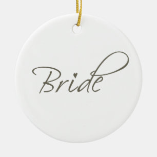 Brautgeschenk Junggesellinnenabschied und Verlobun Keramik Ornament
