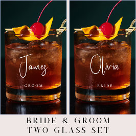 Brautgroom Personalisiert Hochzeit Whiskyglas