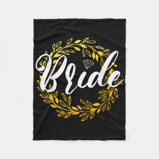 Brautheiratung Bridesma Fleecedecke