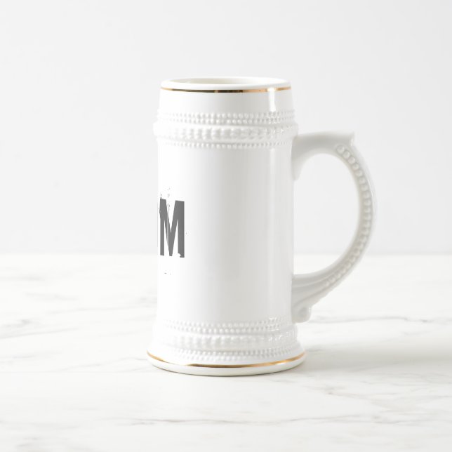 Bräutigam-Bier Stein Bierglas (Rechts)