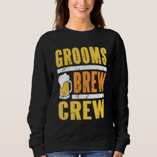 Bräutigam Brau Crew Cooles Retro Junggesellenabsch Sweatshirt