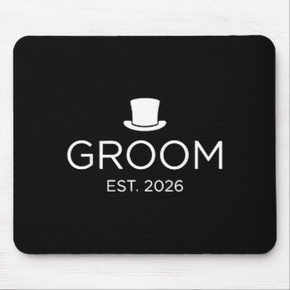 Bräutigam ca. 2026 Herr Ehemann Verheiratet Hochze Mousepad