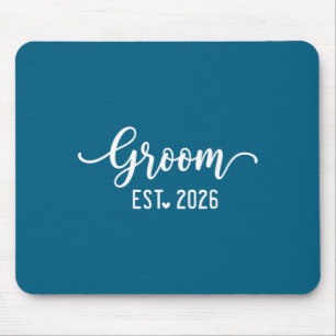 Bräutigam est 2026 Bräutigam und Braut 2026 passen Mousepad