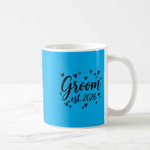 Bräutigam Est 2026 Hochzeit Frischvermählte Braut Kaffeetasse