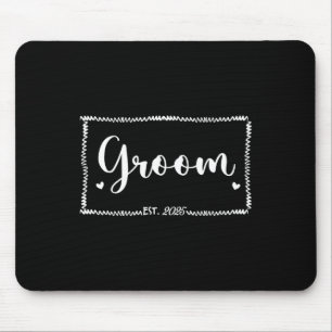 Bräutigam geschätzt 2025 Hochzeit passend Ehemann  Mousepad