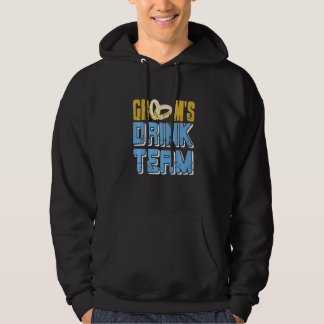 Bräutigam-Getränketeam Retro Vintage Junggesellena Hoodie